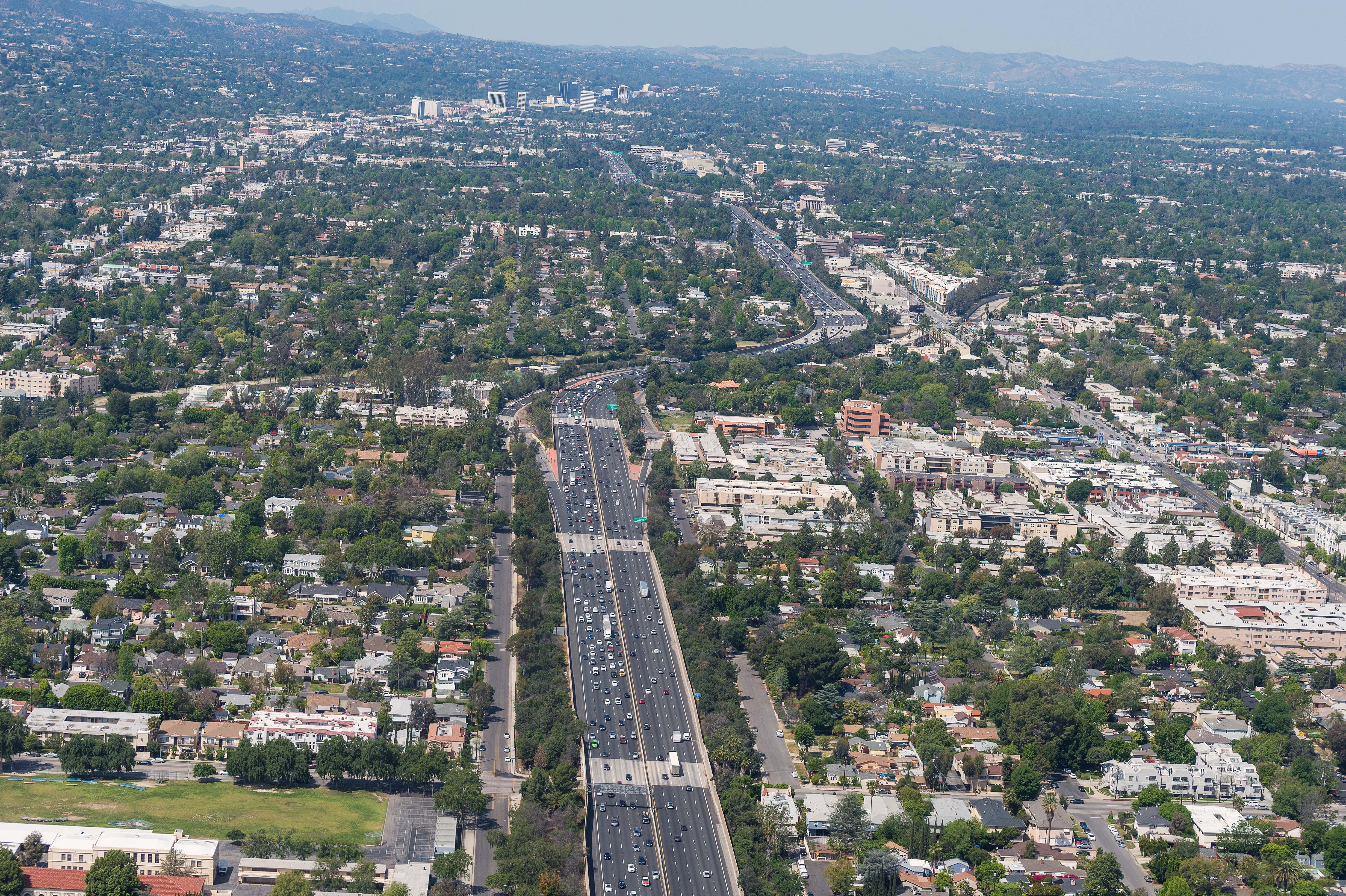 Vista aérea de L.A