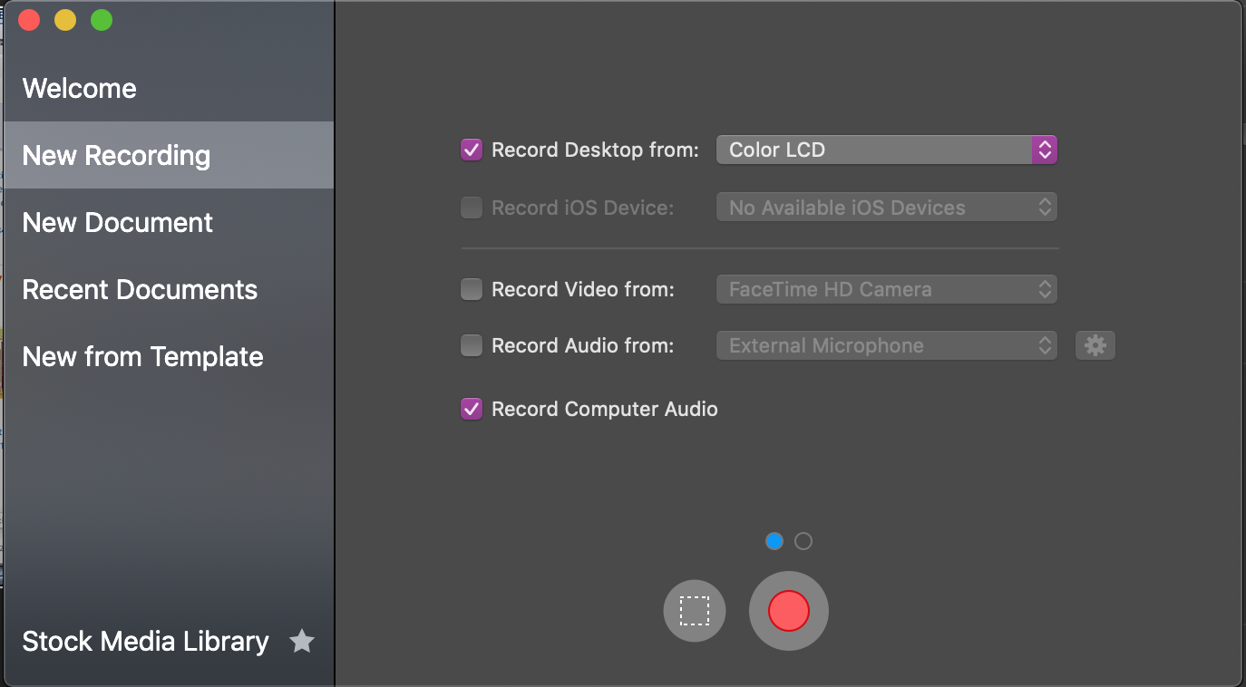 record video on mac with screenflow