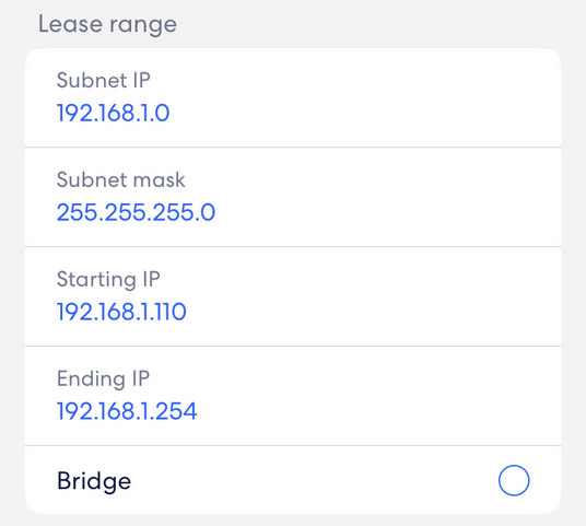 Changing Gateway IP Address And Range Questions Answers Eero Community