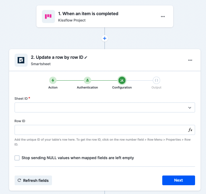 Smartsheet connector Connectors Kissflow Community