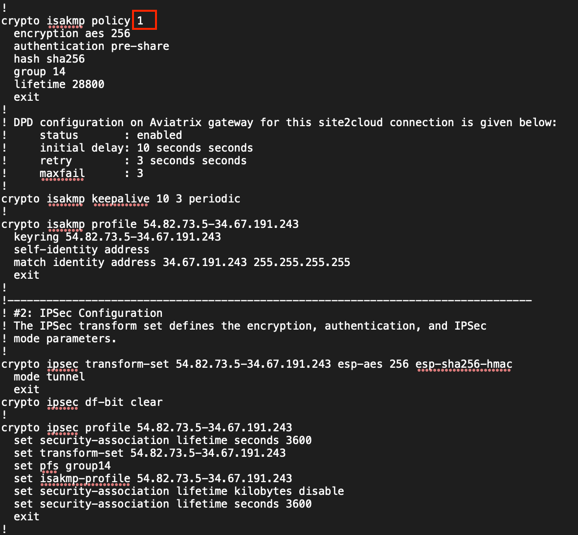 Lab Guide - Lab 8 (Site2Cloud) | Community