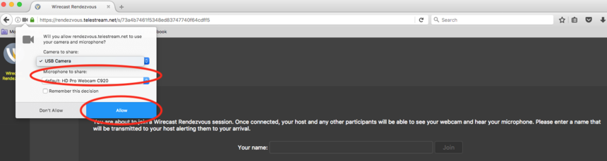 wirecast rendezvous
