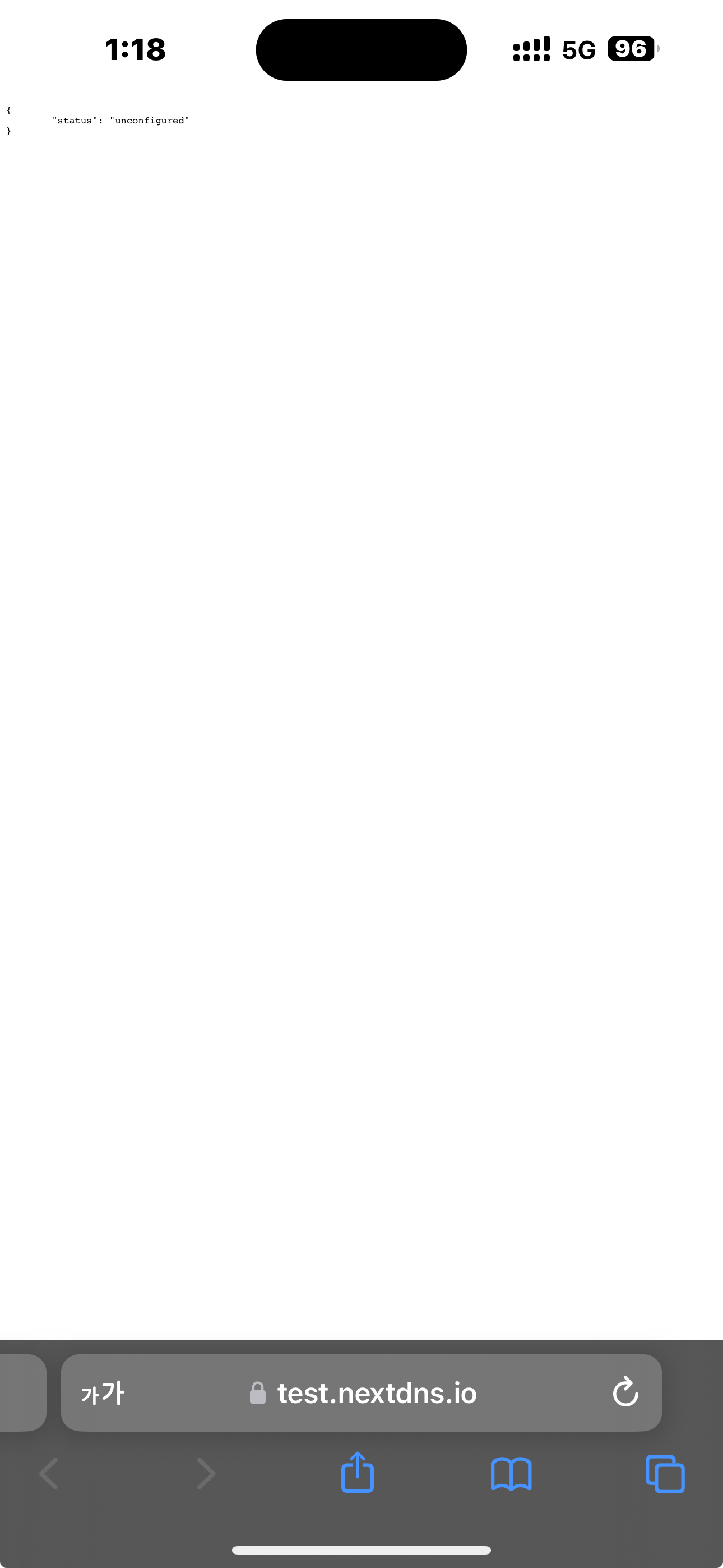 Unhandled case where "resolver" is not present Bug Reports NextDNS
