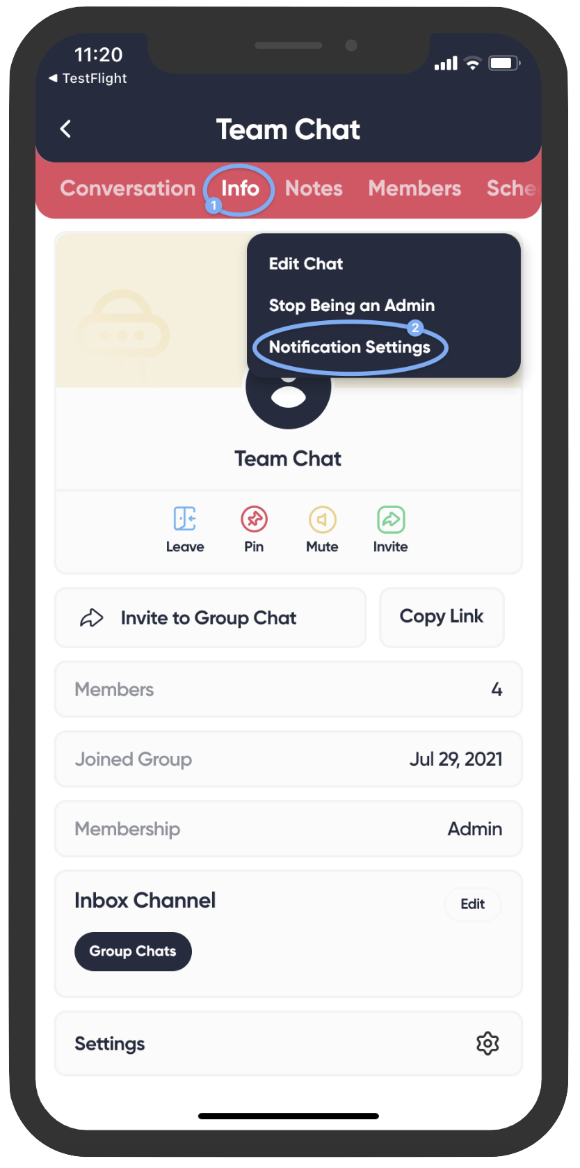 How to Change Notification Settings for Group Chat Group Chat Shout
