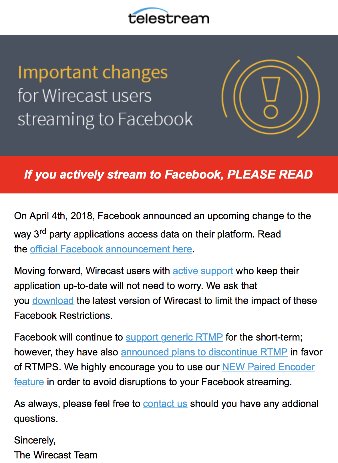 wirecast streaming server