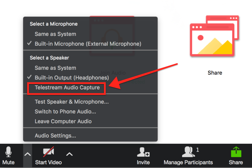 configuring screenflow for mac to record zoom calls