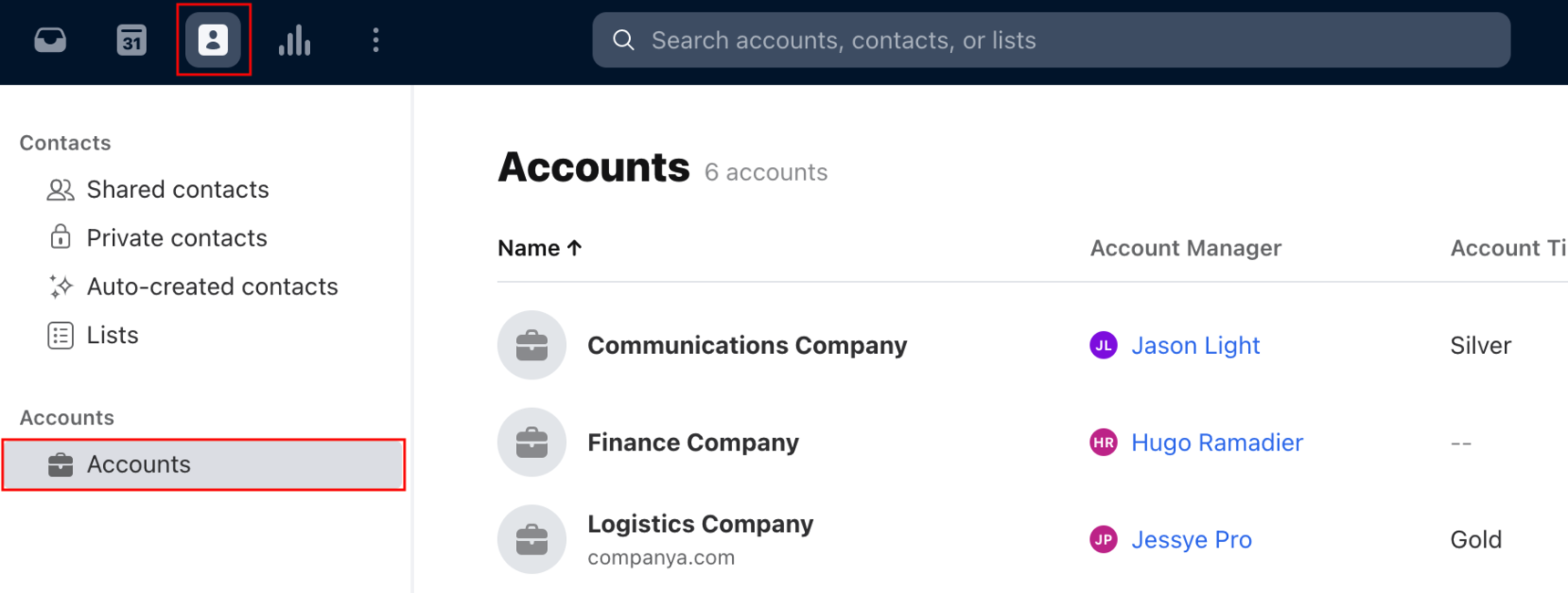 Microsoft Dynamics 365 accounts sync - Accounts - Front Help Center