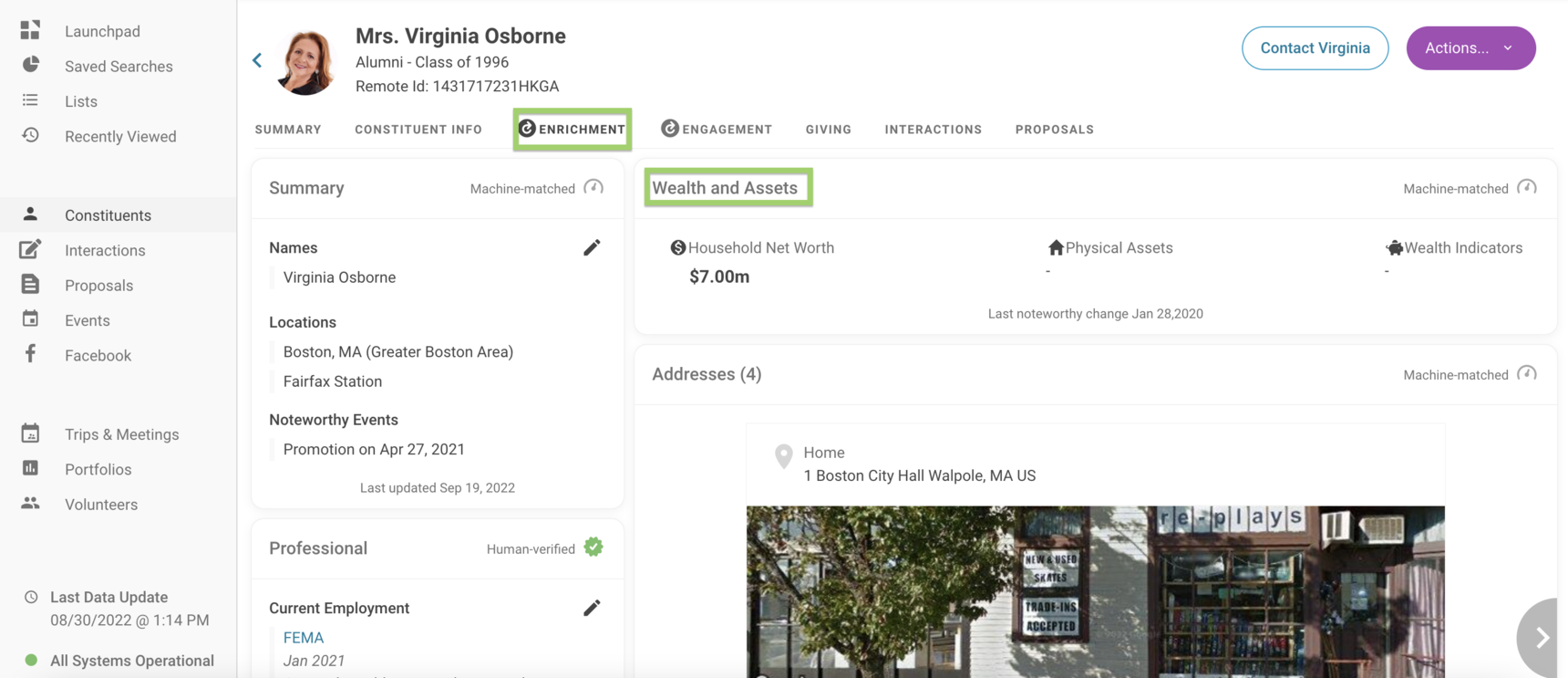 Using Windfall Wealth Data Windfall EverTrue Help Center