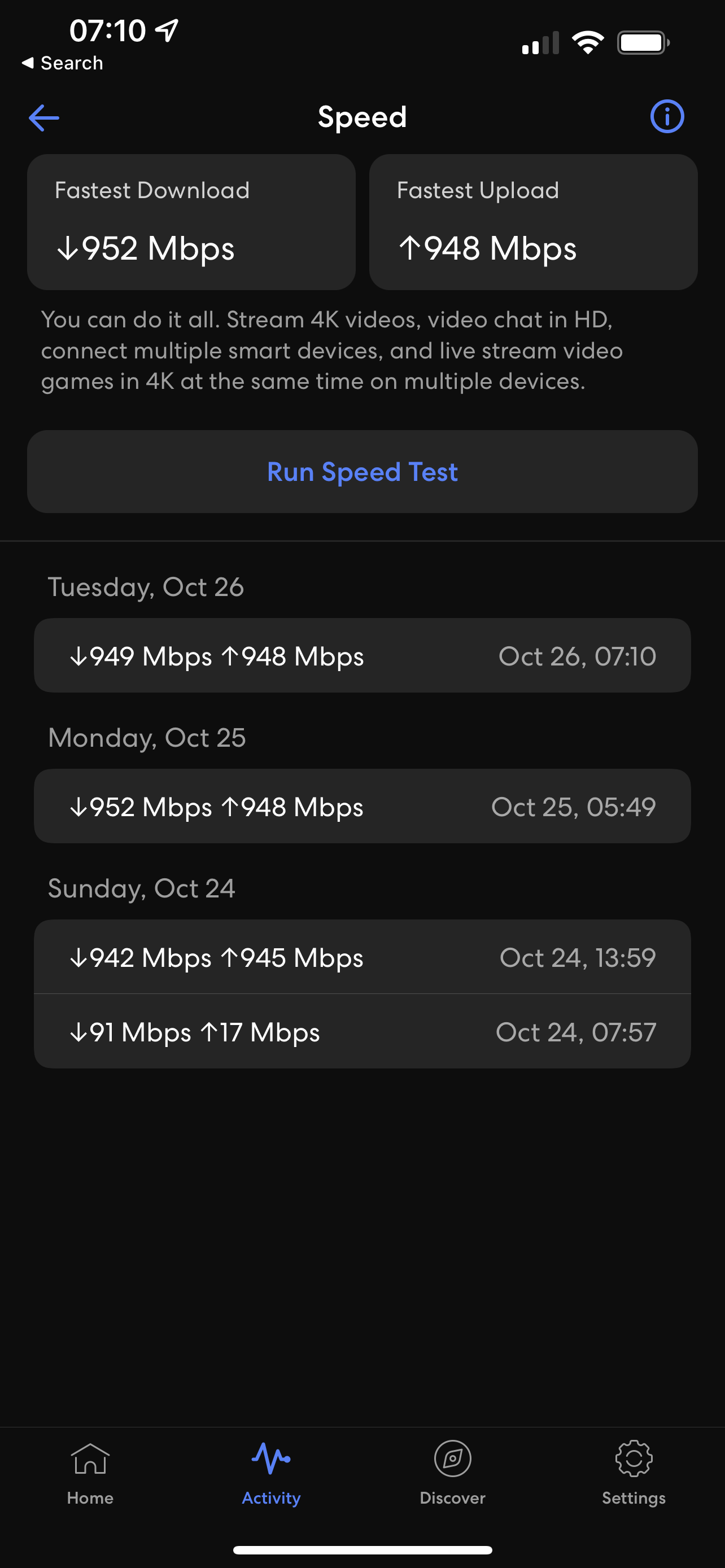 Slow speed with gigabit and eero 6 pros - Questions & answers - eero  Community