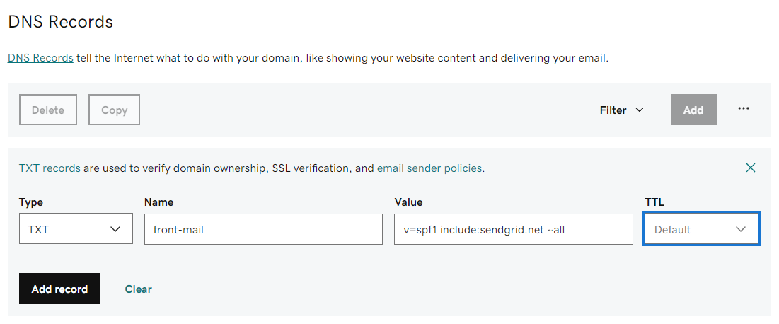 Setting Up SendGrid SPF DKIM DNS Records In GoDaddy Security 