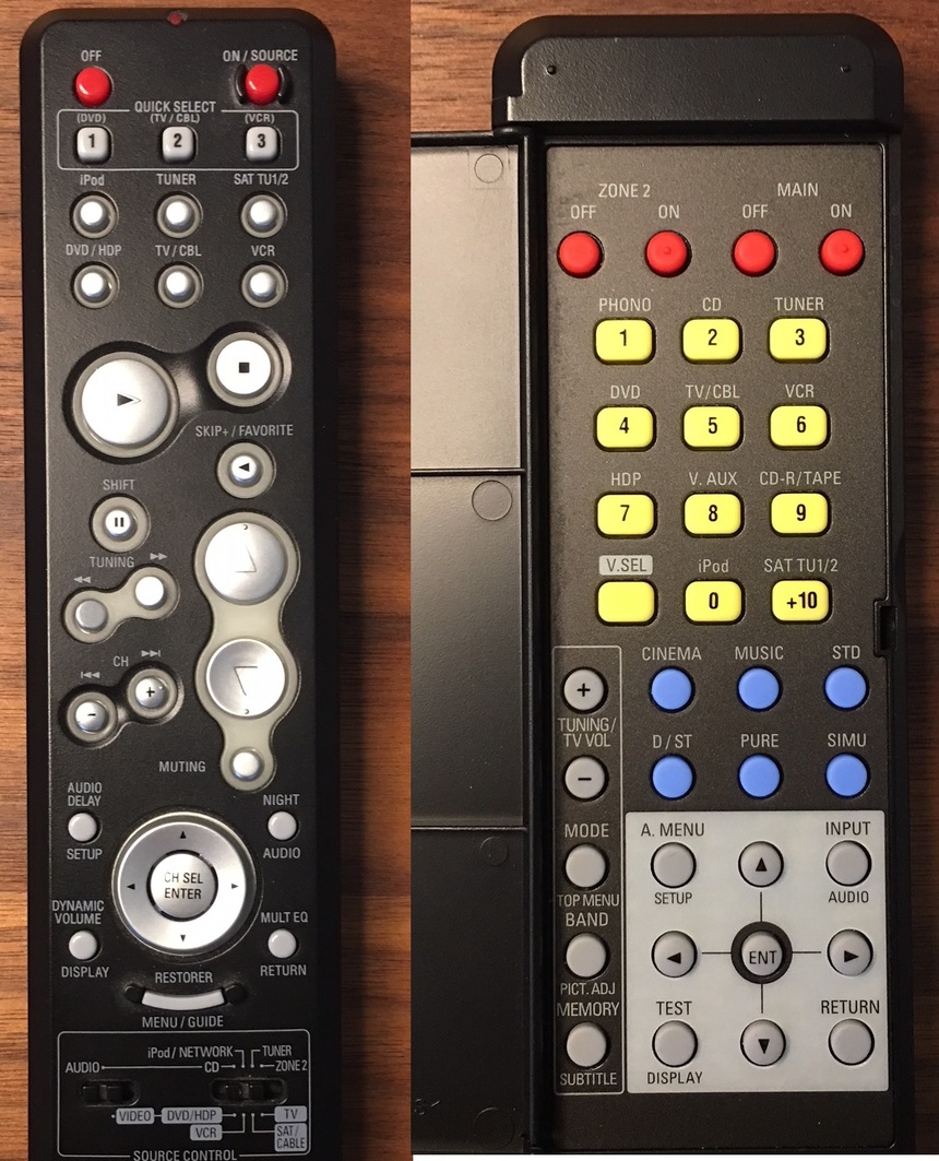 Denon AVR-2309: too many & non working inputs - Device Specific