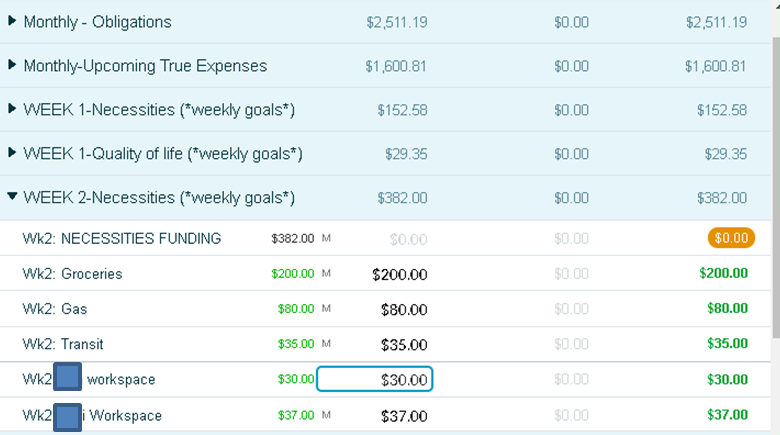 biweekly budget app