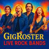 Gigroster%e2%84%a2 rock bands logo