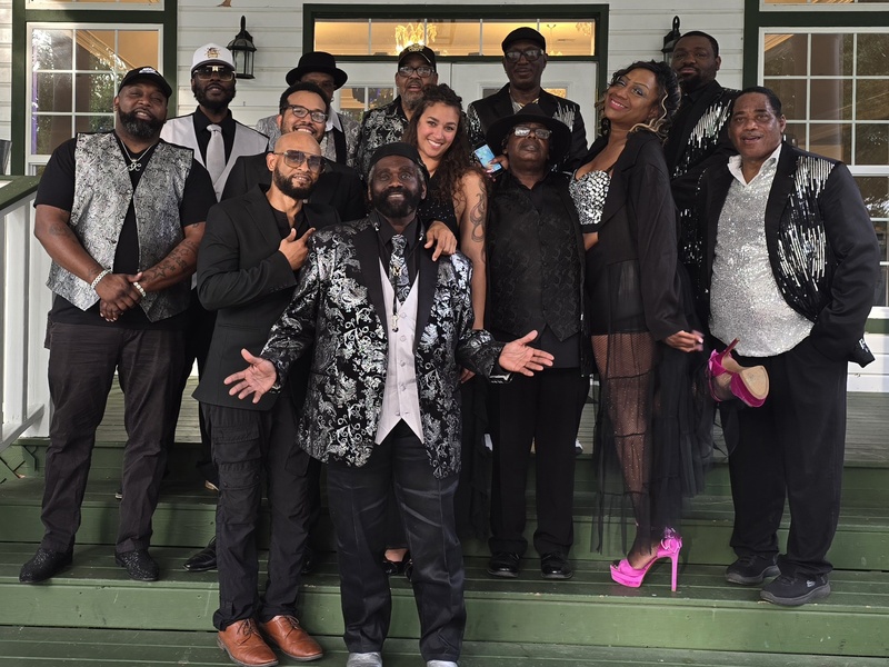 The Fabulous Tip Tops Show Band performing live with full horn section