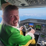 The elf flying 2 alaska 737