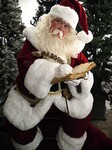 Santa argyle  nice book photo