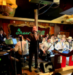 Frank on stage at green mill