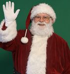 Santagreenbackfground