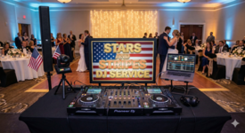 Stars and stripes dj service