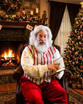 Santa reading vertical web