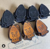 Patches, Leather With Velcro