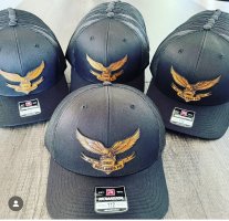 We sell leather patch hats in a variety of styles: trucker, flatbill, mesh back, and more