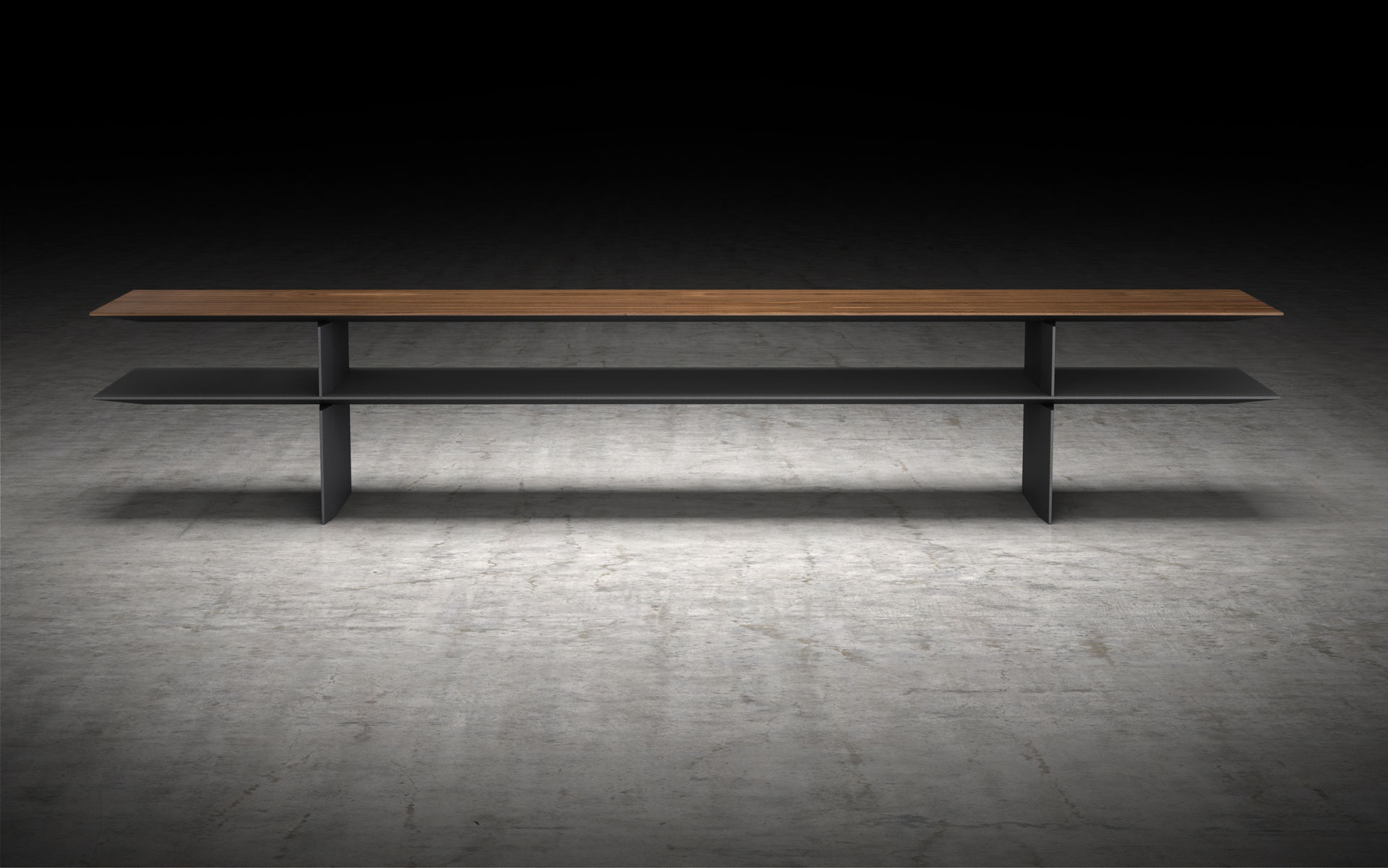 Modern Kensington Sofa Console by Modloft