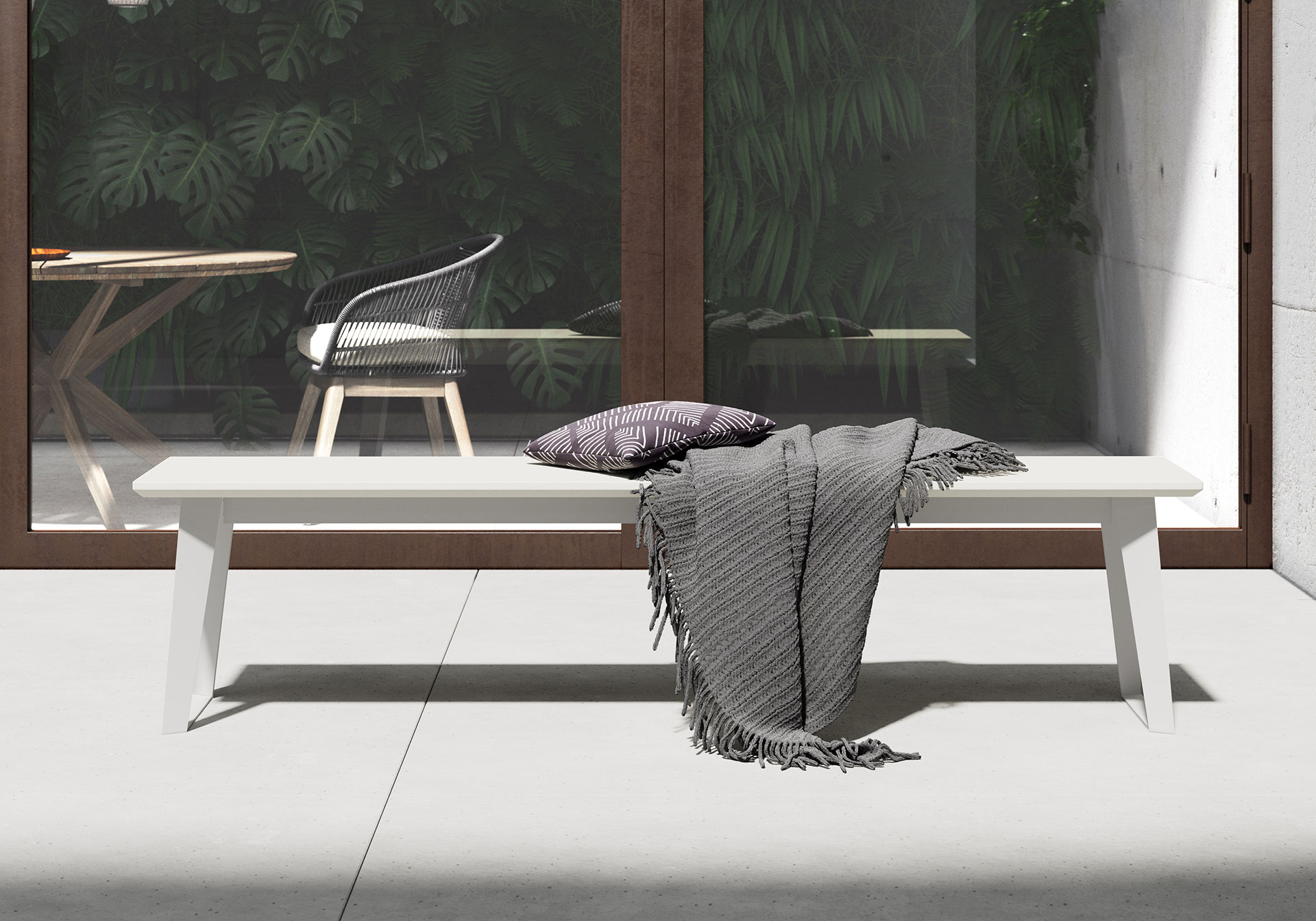 Modern Amsterdam Bench OD by Modloft