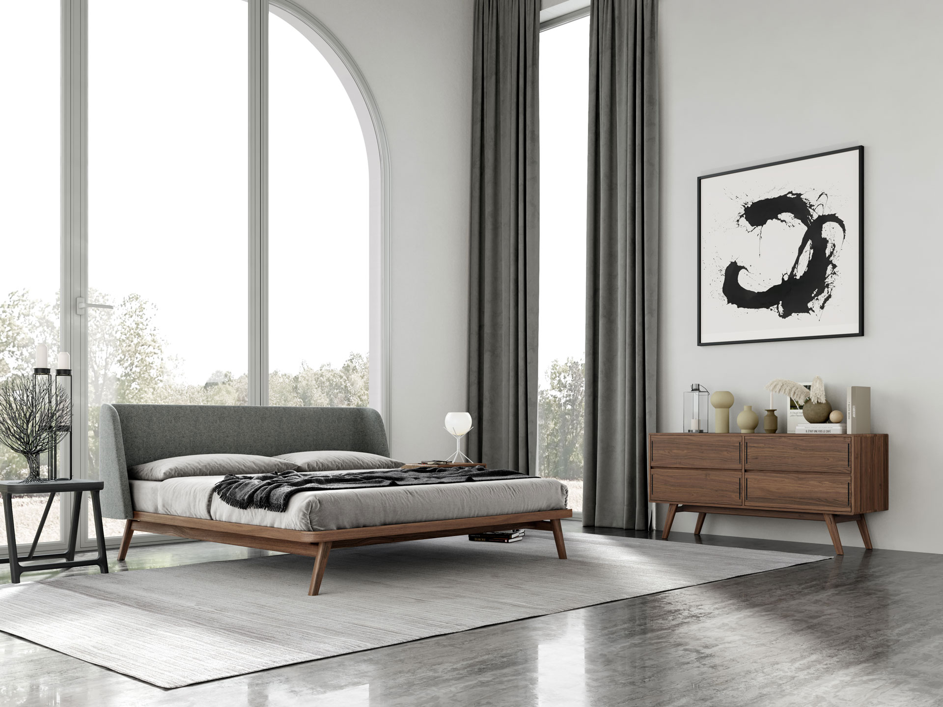 Modern Haru Bed by Modloft