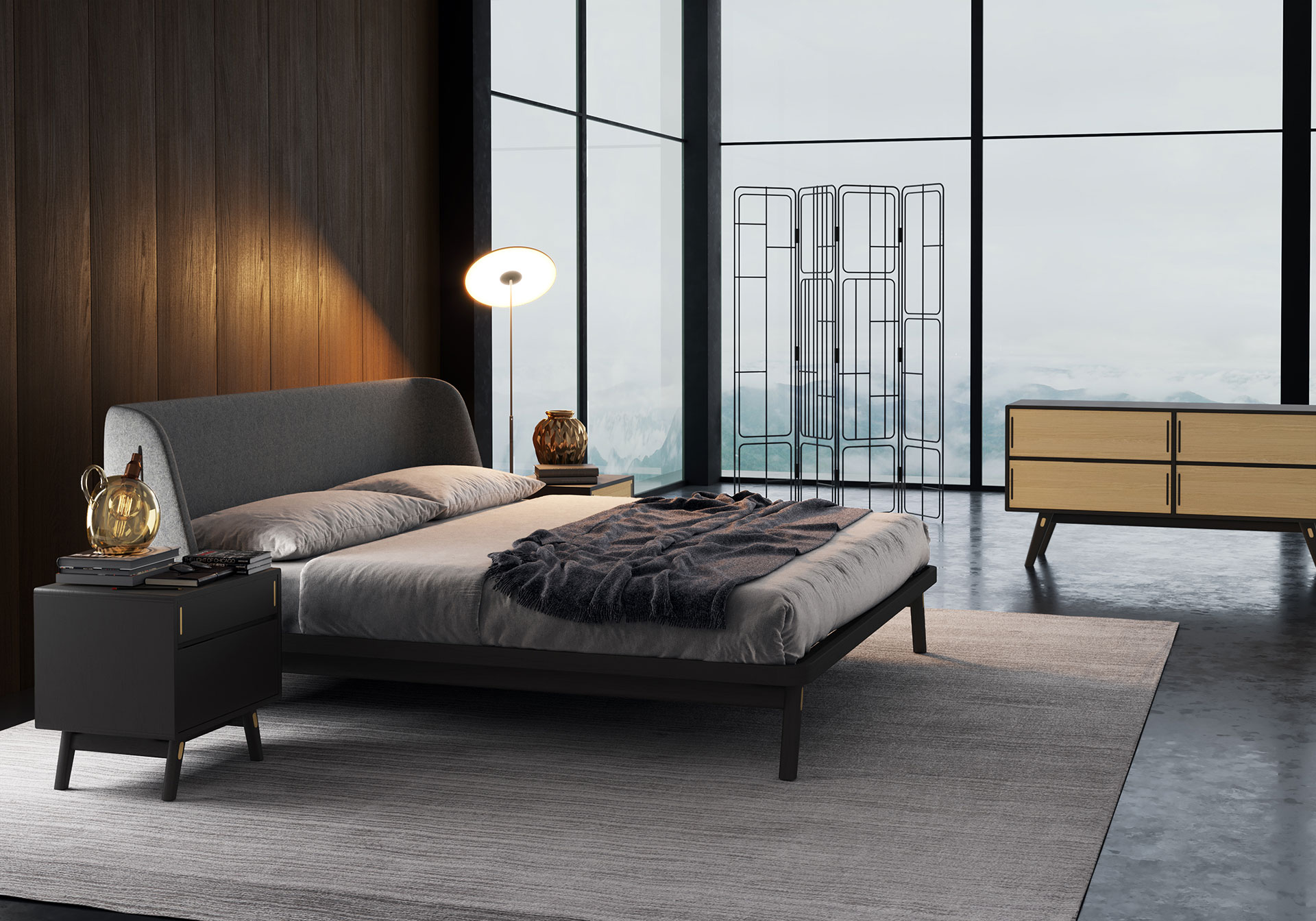 Modern Haru Bed by Modloft