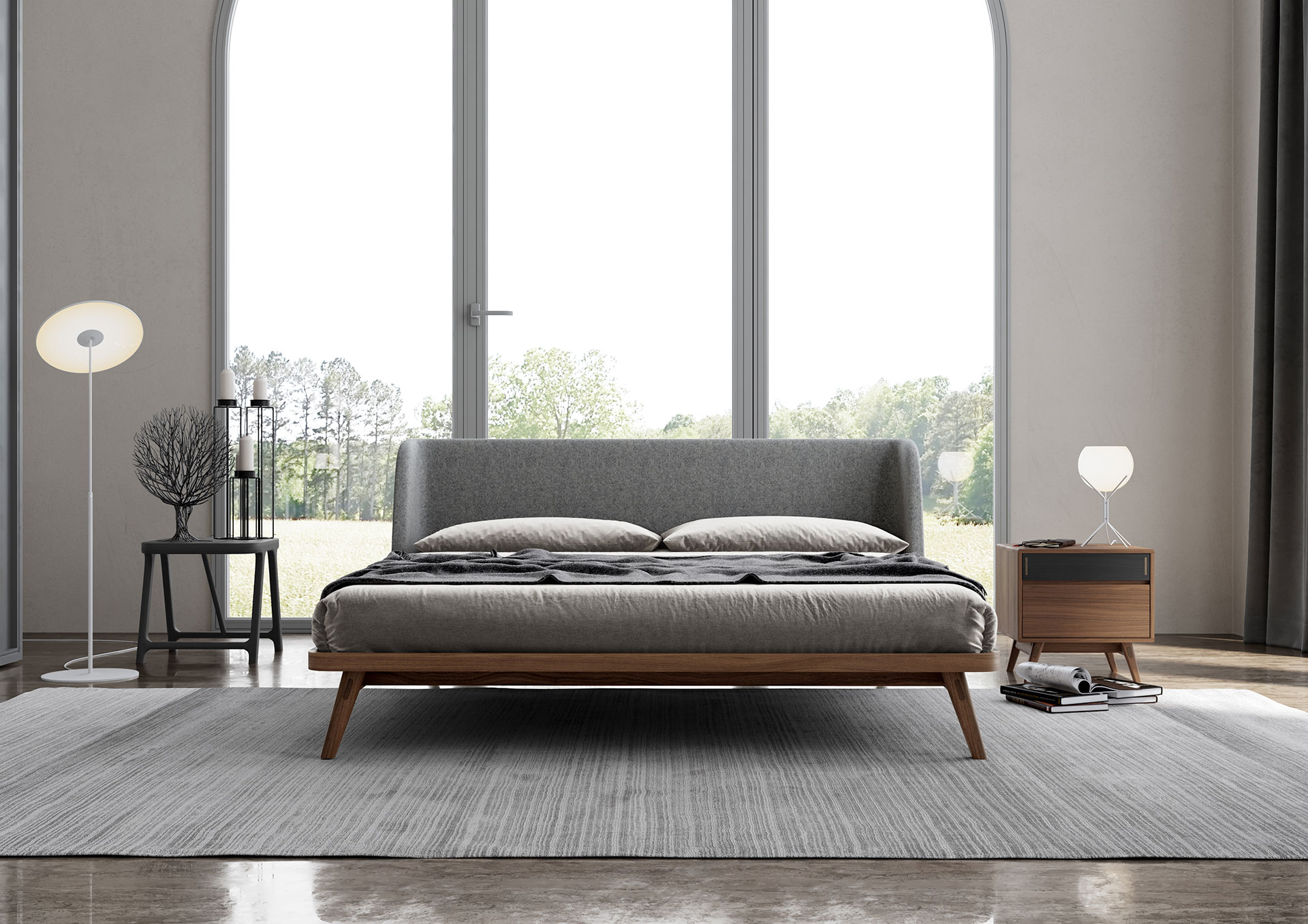 Modern Haru Bed by Modloft