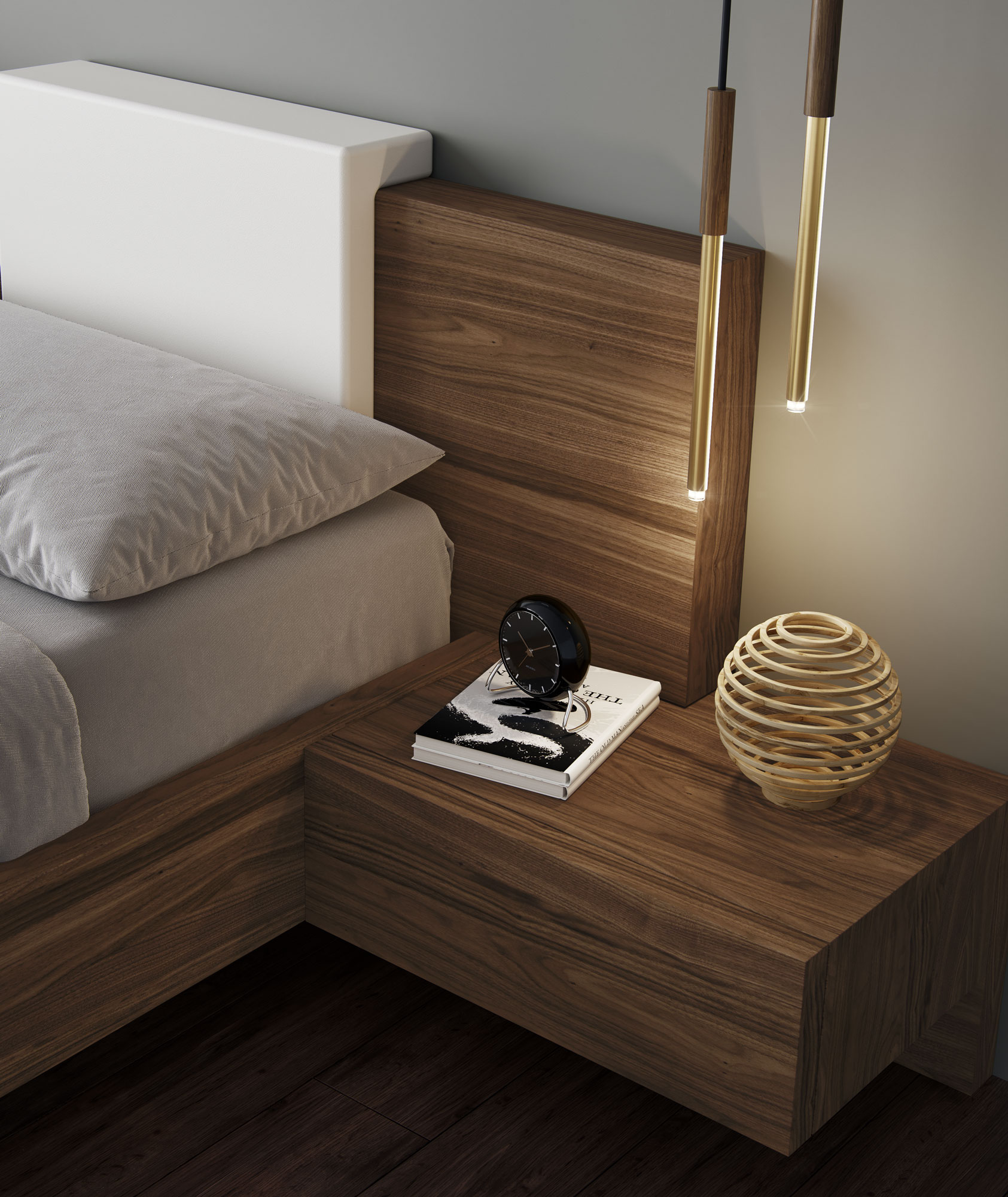 Modern Monroe Bed by Modloft