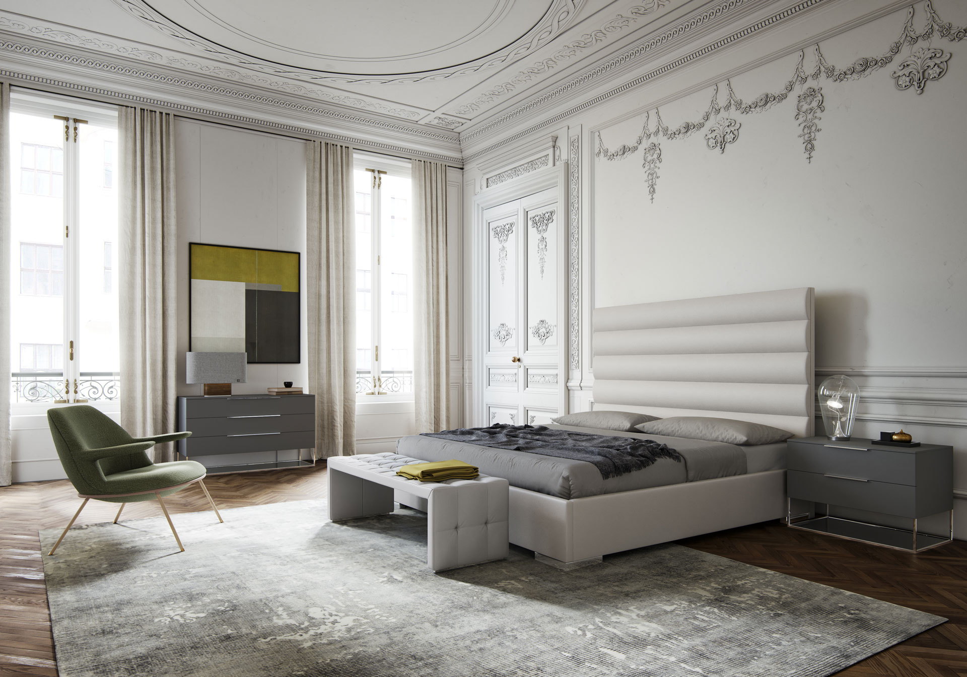 Modern Prince Bed by Modloft