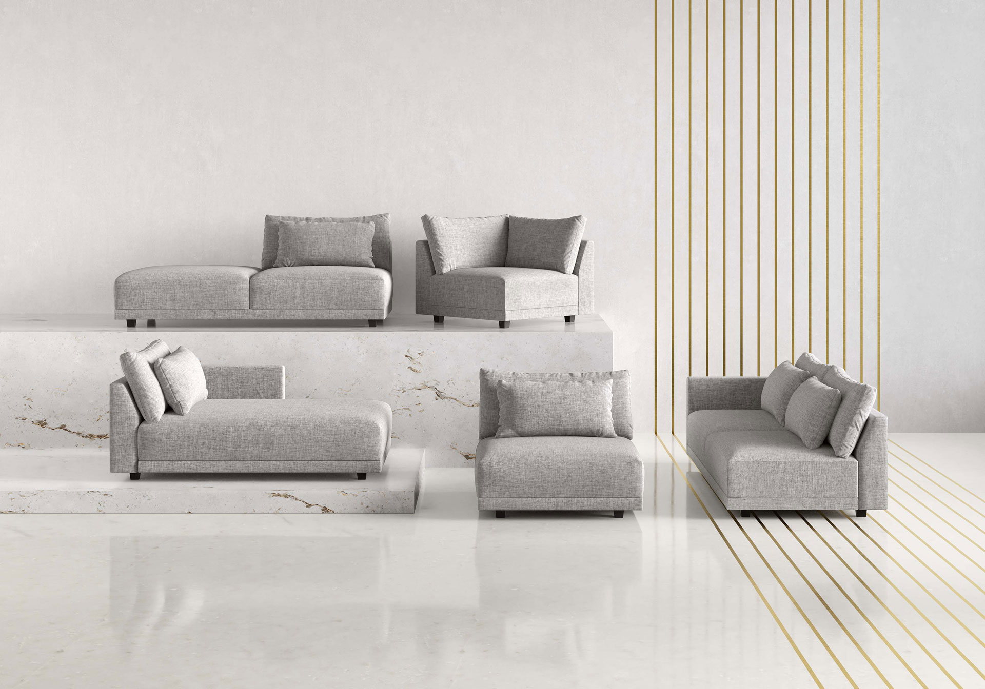 Basel Arm Sofa