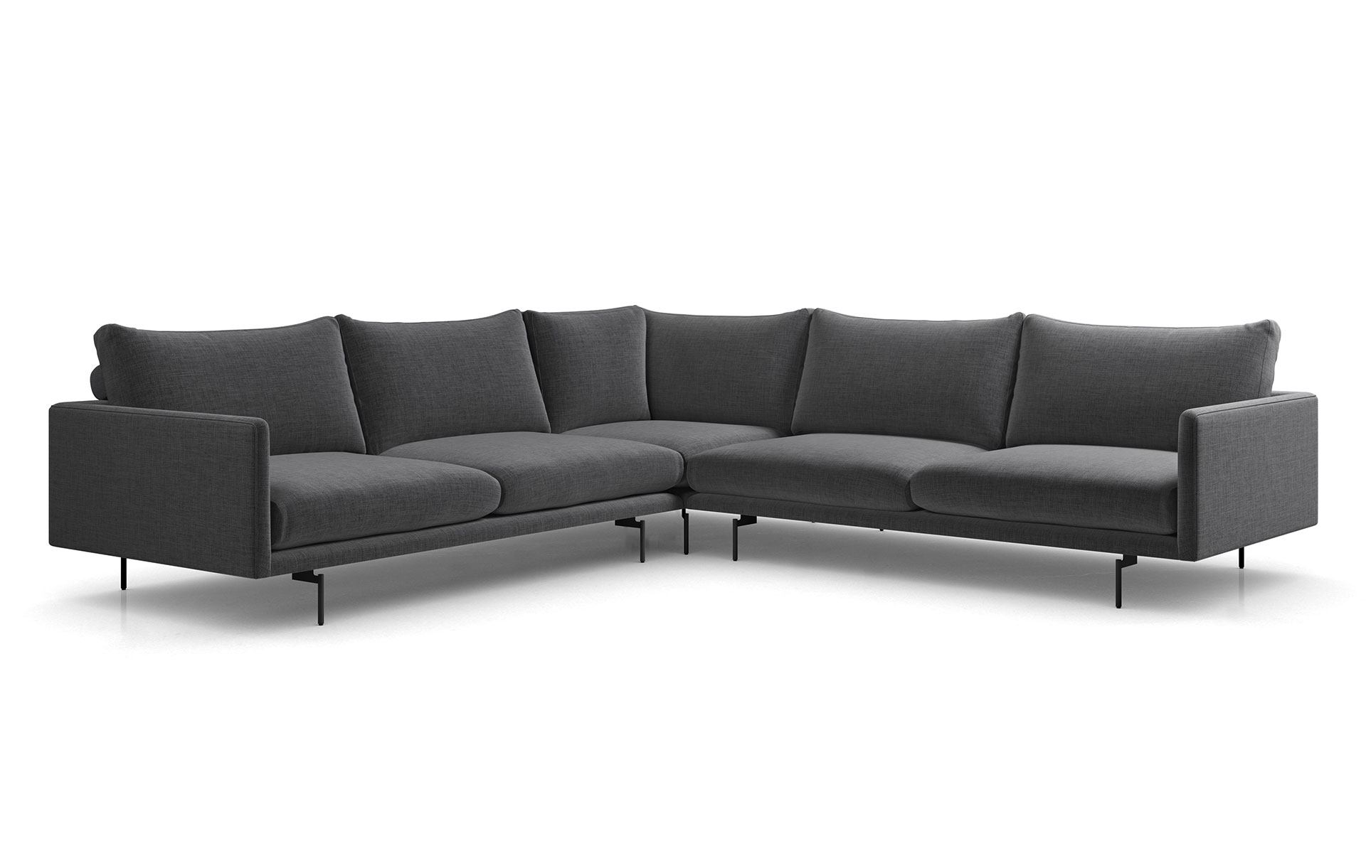 Modern Houston Corner Sofa by Modloft