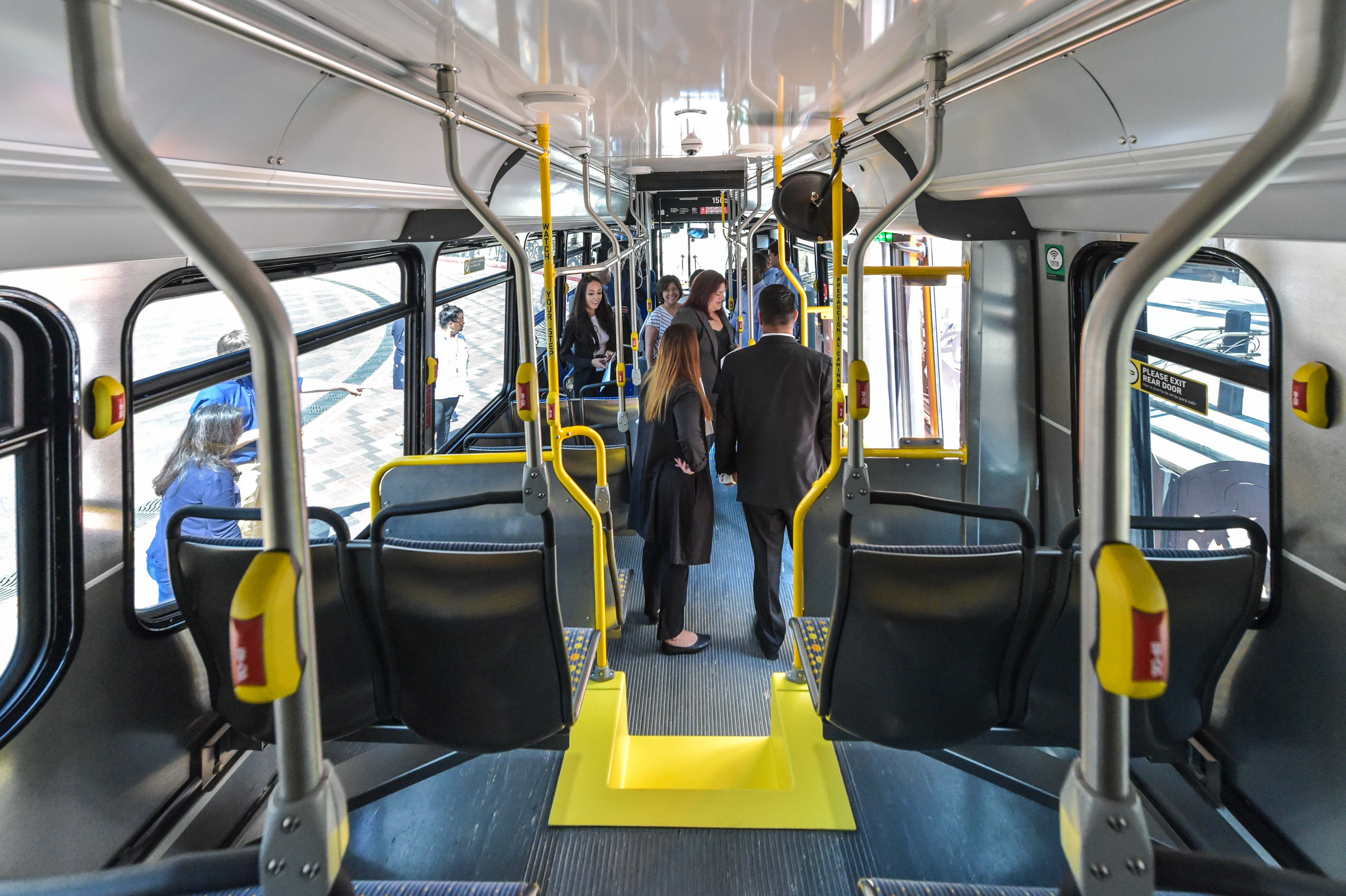 Metro takes delivery of first bus with USB chargers The Source