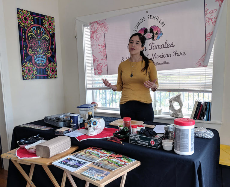 Green'r Pastures Cooking Demo by La Raza for Liberation
