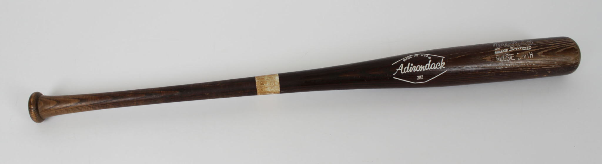 Los Angeles Dodgers Reggie Smith Signed Adirondack 302 GameUsed Bat