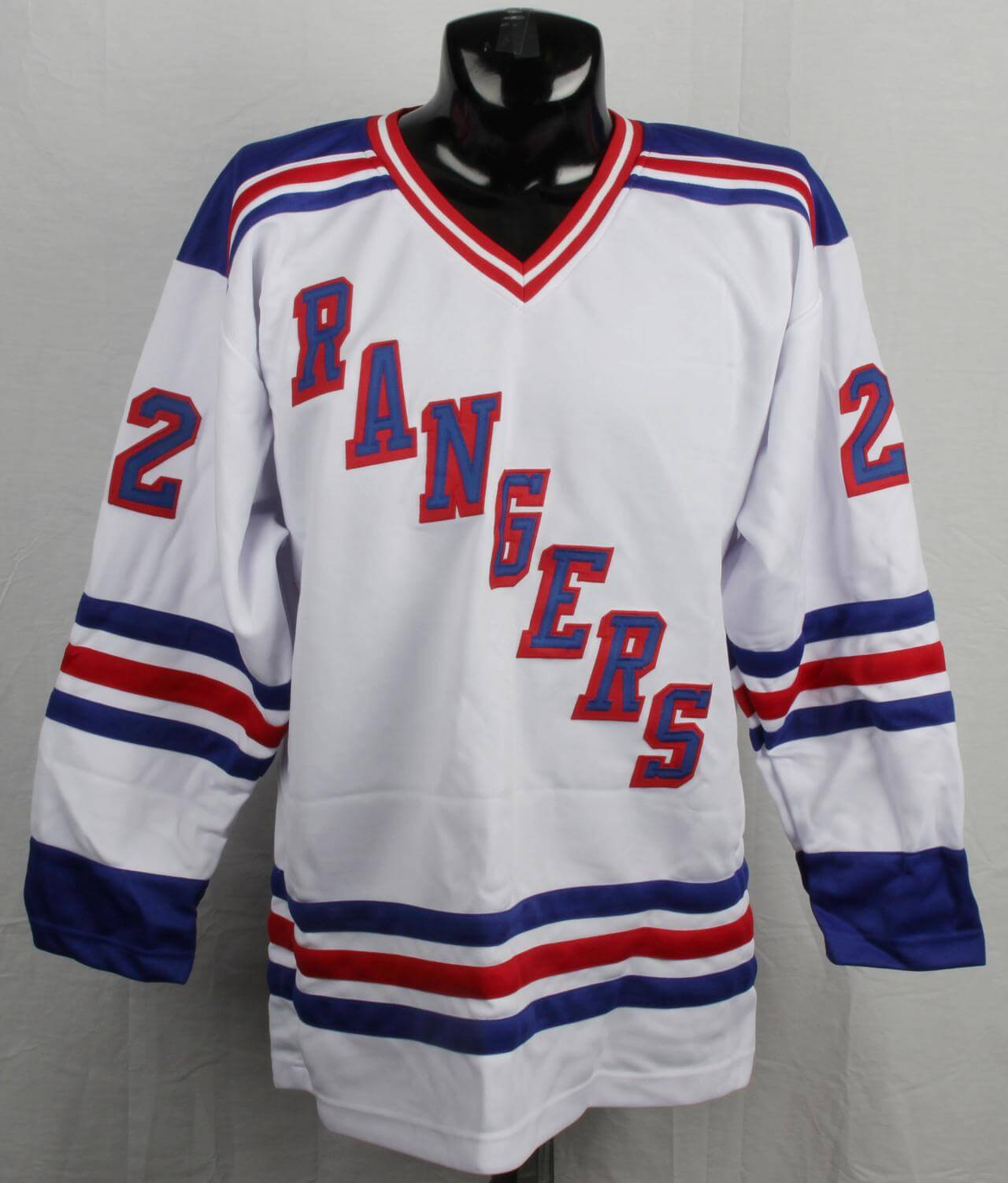 New York Rangers - Nick Fotiu Signed Jersey | Memorabilia Expert