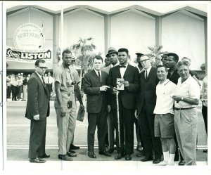 (2) Vintage Cassias Clay (aka Muhammad Ali) B&W 8x10 Photos Feat. One by Photographer Kurt Severin