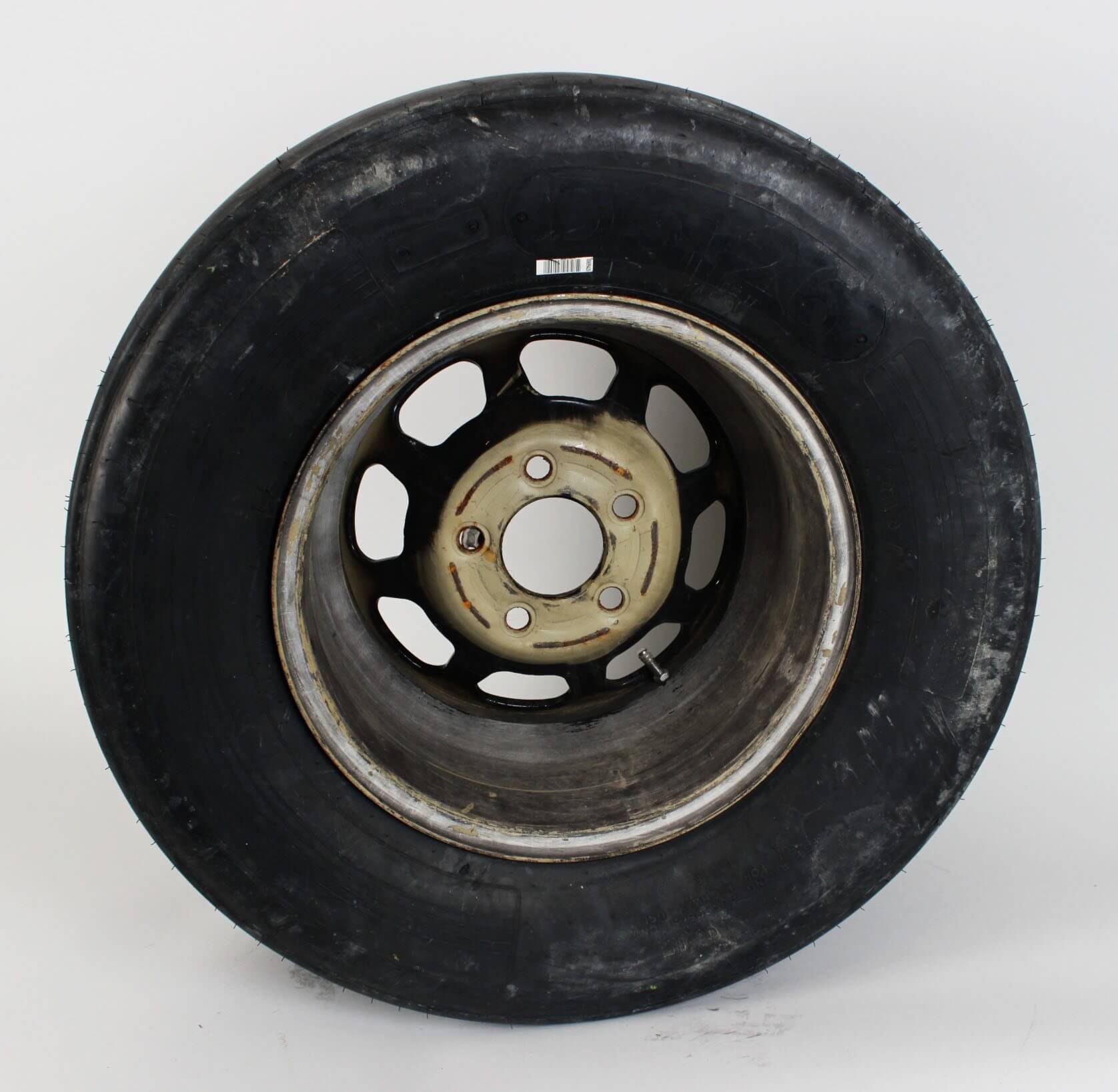 NASCAR Robby Gordon & Paul Menard Signed Goodyear Race Used Tires Las