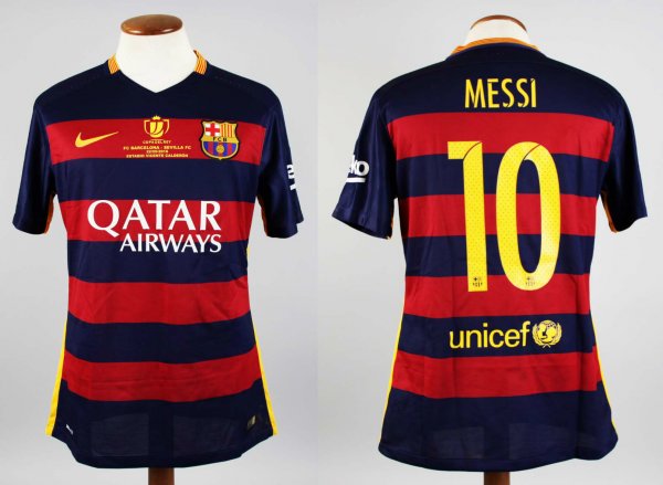 messi game worn jersey