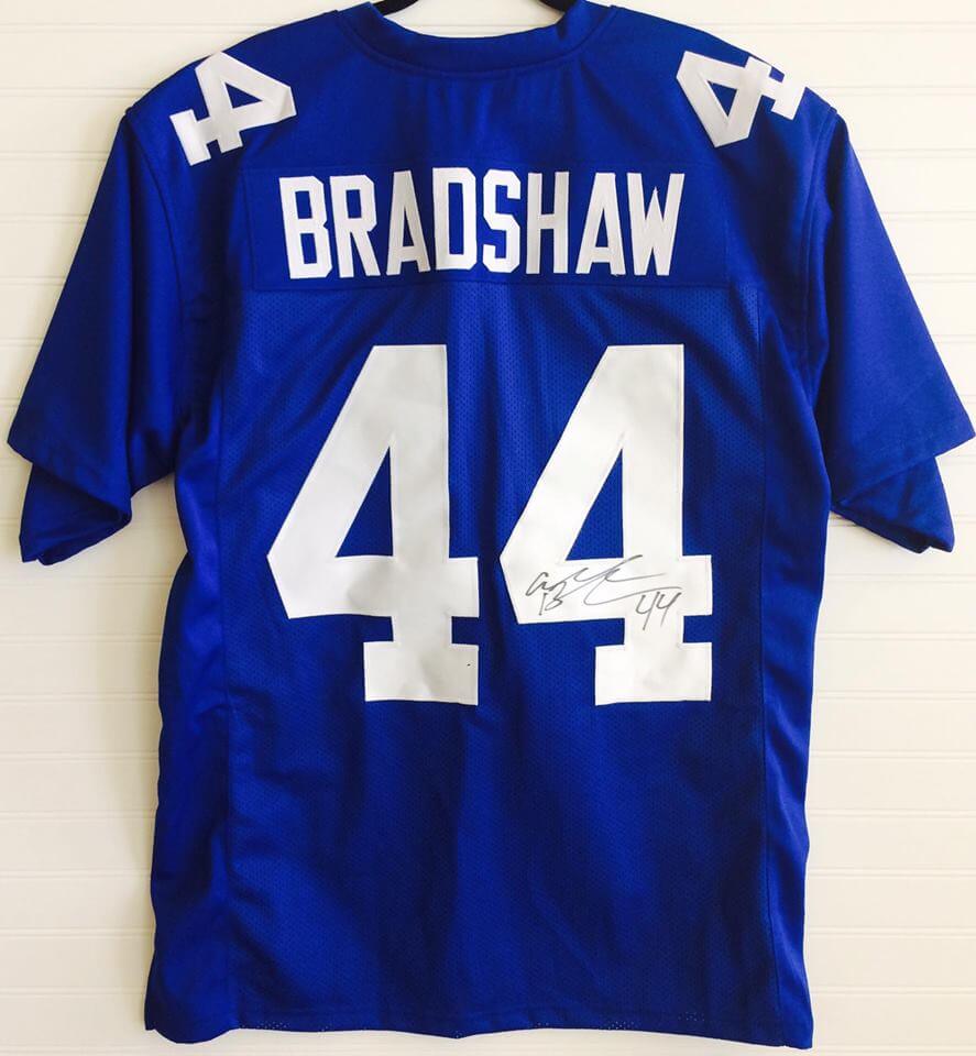 New York Giants Ahmad Bradshaw signed custom stitched jersey