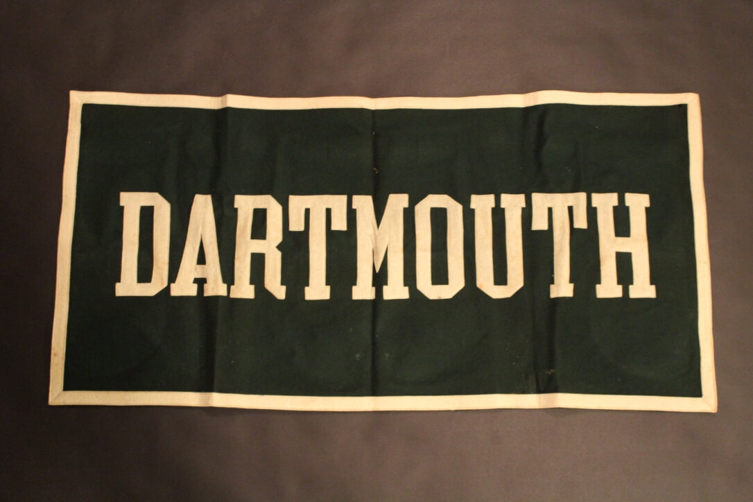 A 1949 Dartmouth College Vintage Ivy League Banner Memorabilia
