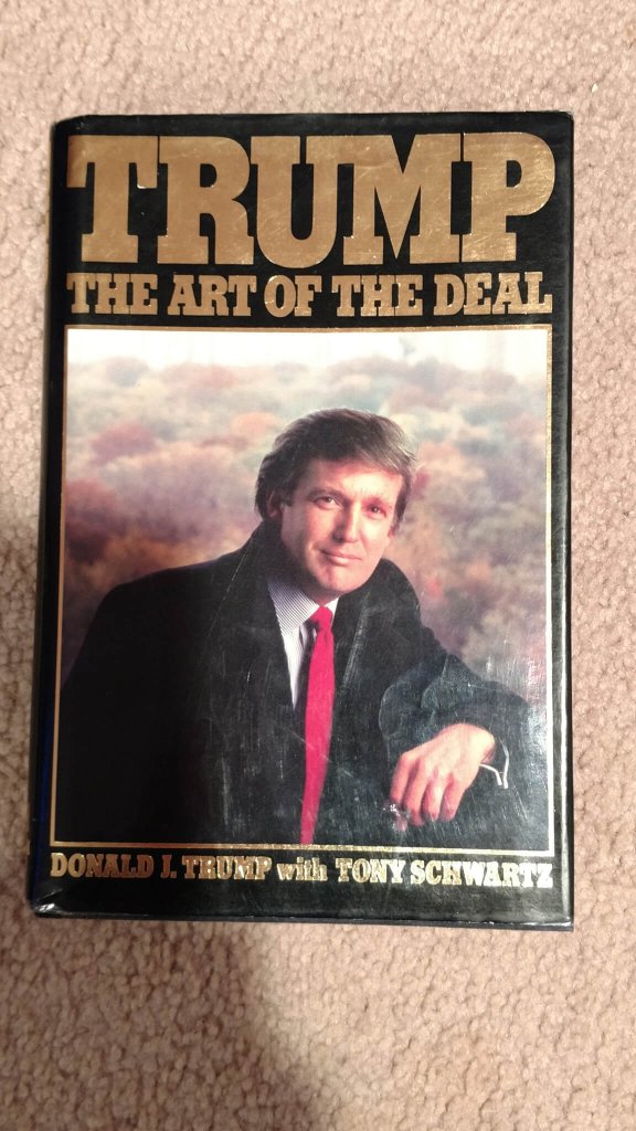 Signed Donald Trump 1st Edition The Art of the Deal Memorabilia Expert