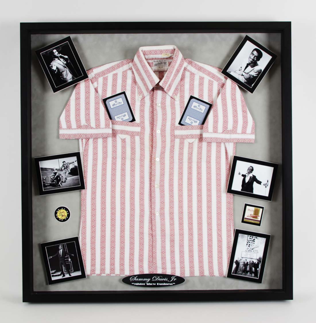 Sammy Davis Jr. Personally Owned/Worn Shirt 33.5 x 34.5 Display