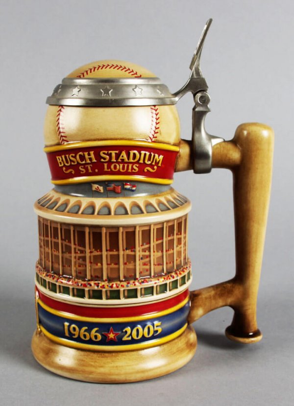 St. Louis Cardinals Busch Stadium Beer Stein Memorabilia Expert