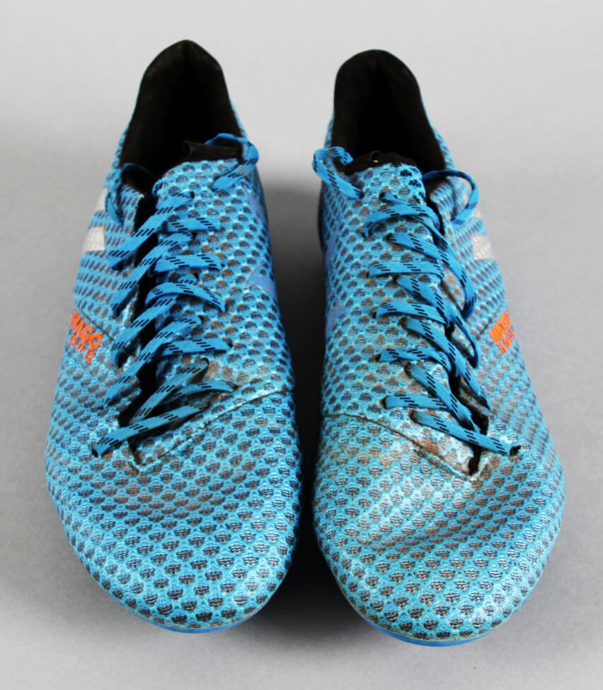 Lionel Messi Game Worn FC Barcelona Boots Cleats vs. Deportivo La Liga