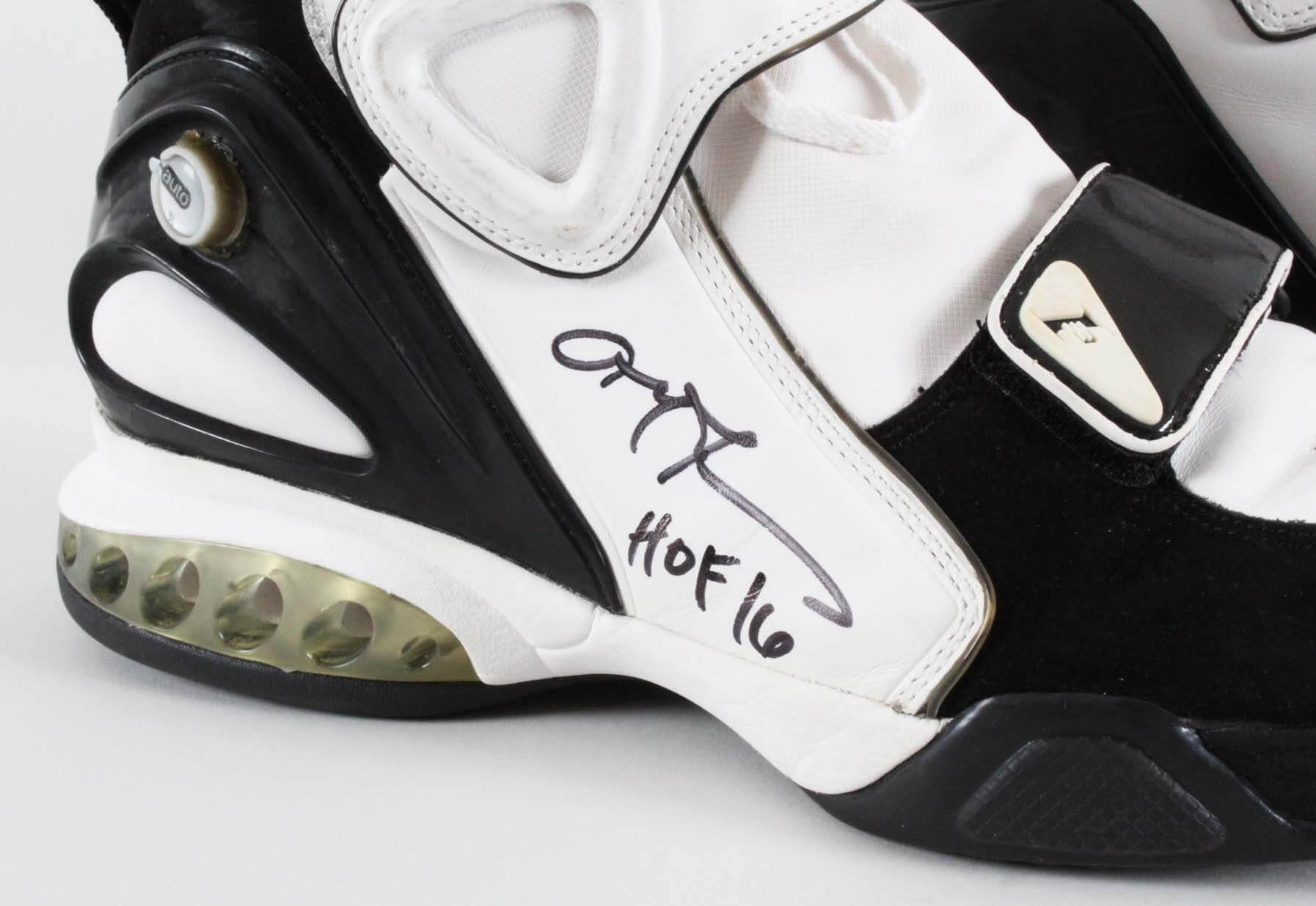 2005 Allen Iverson GameWorn, Signed Shoes W/ Socks