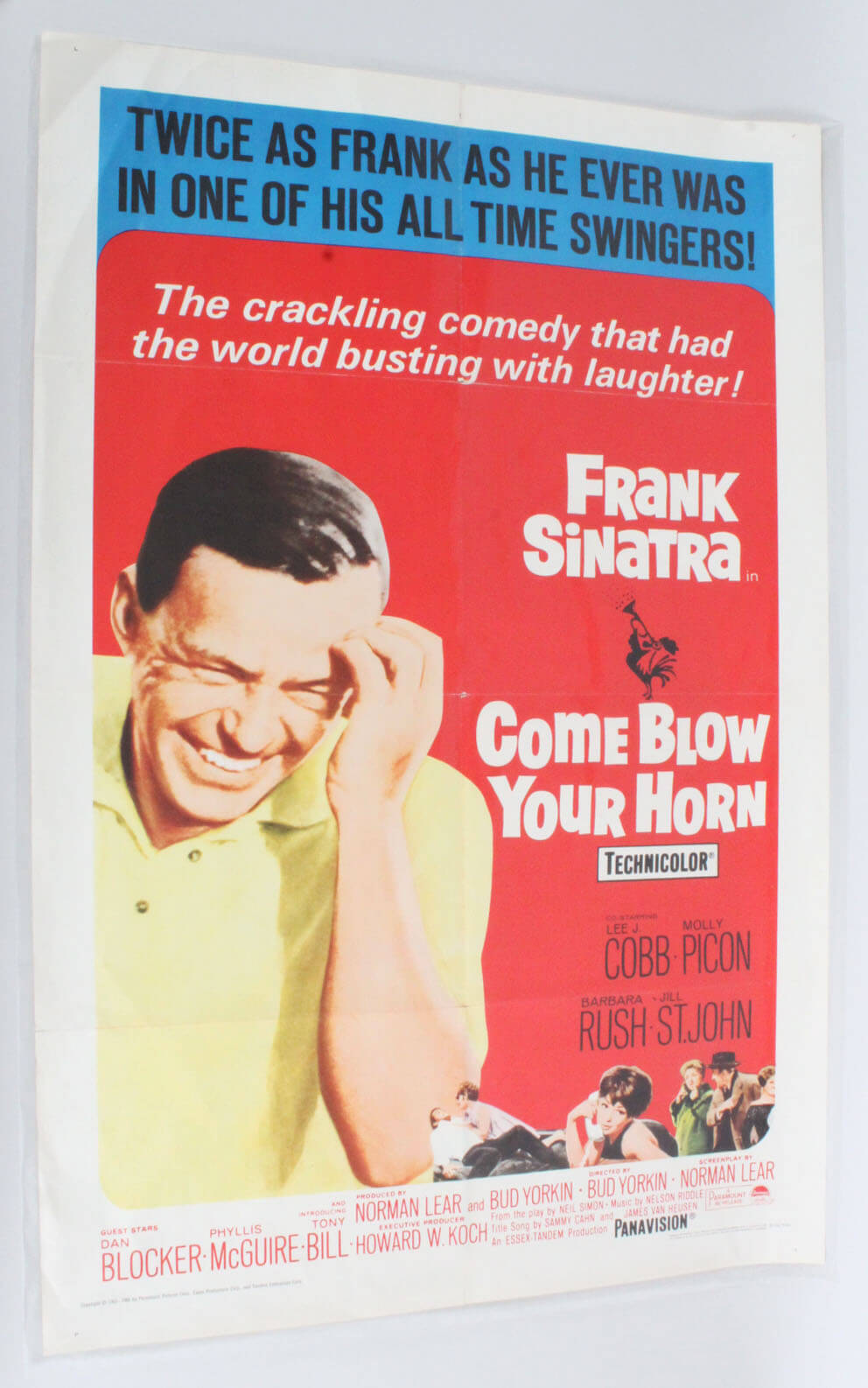Come blow your horn Frank Sinatra movie poster print